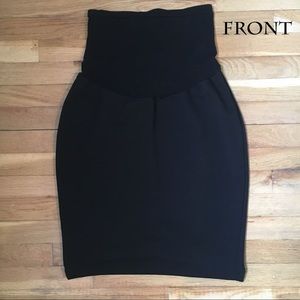 Maternity Black Pencil Skirt